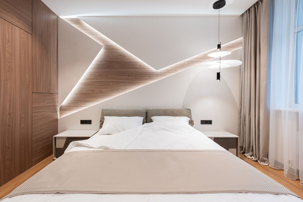 Illustration of a bright, comfortable room for your stay